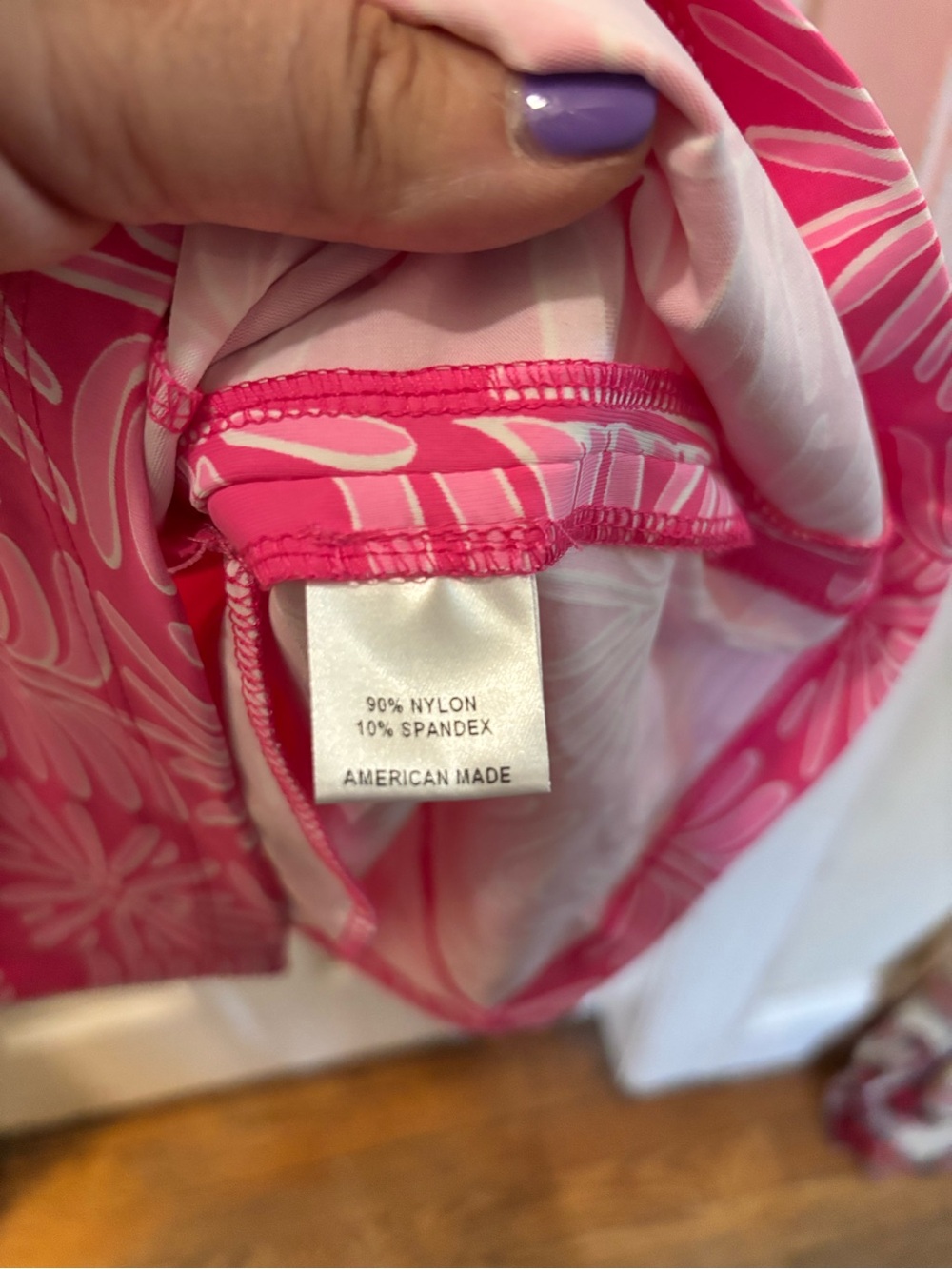Sailor Sailor Sleeveless Pink/White Floral shift dress size XL new without tags - Picture 5 of 7
